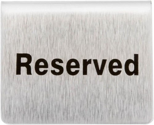 Reserved stainless steel - stainless, table