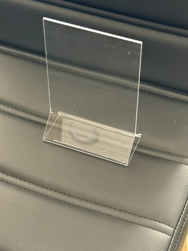 Acrylic sign holder sided - sign,